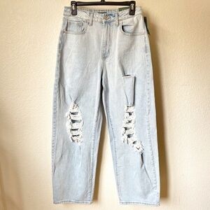 Wild Fable Highest Rise Baggy Distressed Jean